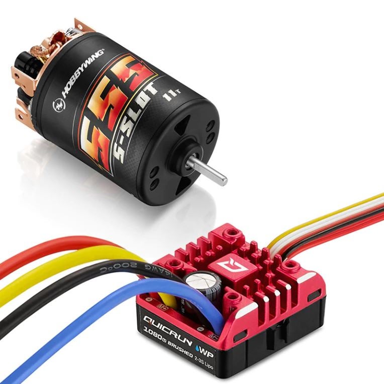 Hobbywing QuicRun Combo 1080 G2 - 555 1/10 Crawler | EuroRC.com