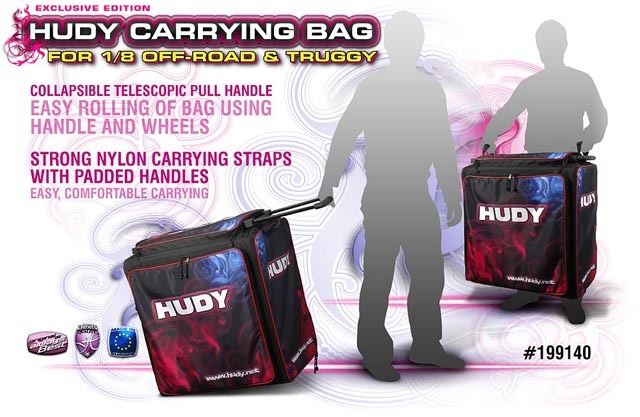 Hudy 1/8 & 1/10 Off-Road Car Bag [HUD199184]