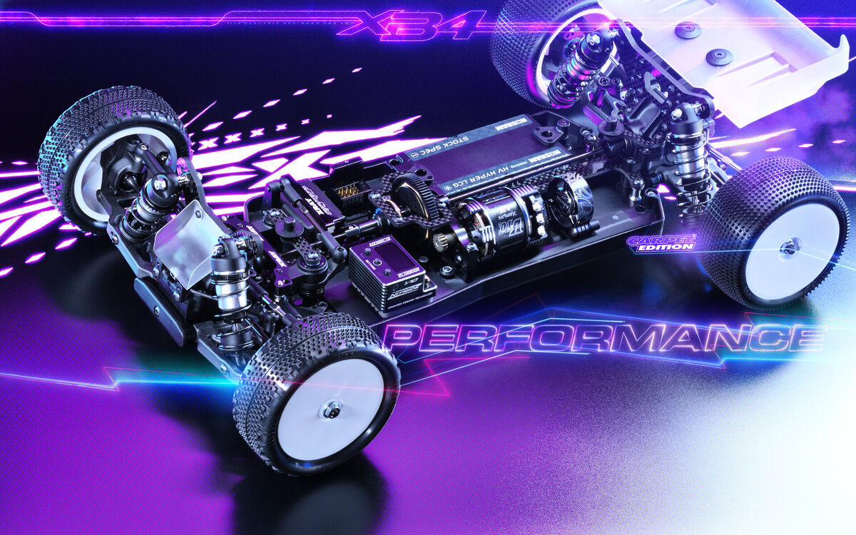 M*2様 XRAY XB4 2024 カーペット JC0643L | JConcepts S2 - XRAY XB4 2024 Body w/Carpet/Turf/Dirt