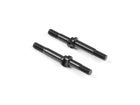 Xray Front Wheel Axle 1mm Less Trail&nbsp;- HUDY SPRING STEEL&trade; (2)