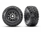 Traxxas Tires & Wheels Belted Black - Maxx Slash (2)