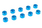 Team Corally Aluminium Washer for M3 Socket Head Screws OD=8mm Blue (10)