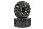 Fastrax 1:16 Jigsaw Mounted 8-sp Black (Revo/Summ/Sav XS ) (2)
