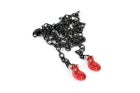 Red Winch Hooks & Black Chain