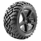 Louise RC - T-Apollo 1/8 Truggy Tire - Mounted - Soft - Black Spoke Wheels - Hex 17 - (2)