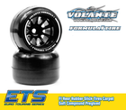 Volante F1 Rear Rubber Slick Tires Carpet Soft Compound Preglued (2pcs)