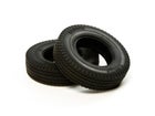 Tamiya Tractor Truck Tires - 22mm - Hard - (2 pcs)