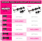 Hudy Ultimate Engine Tool Kit For Nitro Engines