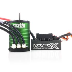 Castle Creations Mamba X 25.2V ESC & 1406-4600KV Sensored Waterproof Combo