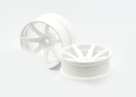 Reve D Competition Drift Wheel "JD7" Matte White (Offset 6mm, 2pcs)