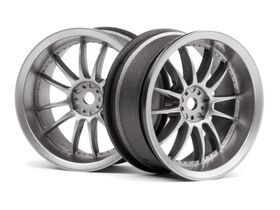HPI Racing - Worx XSA 02C Wheel - 26mm Gunmetal - 3mm Offset - (2)