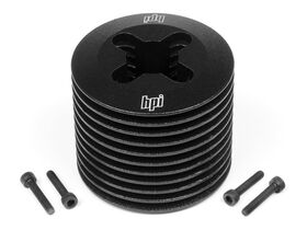 HPI Racing - Aluminium Heatsink Head - Black (F3.5)