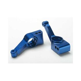 Traxxas Carriers, Stub Axle Rear Aluminium Blue (2)