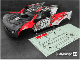 Bittydesign FALCON-X for TRAXXAS UDR Pre-cut 1.5mm - Red
