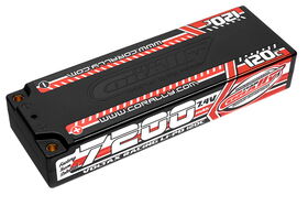 Team Corally Voltax 120C LiPo Battery 7200mAh 7.4V Stick 2S 4mm Bullit