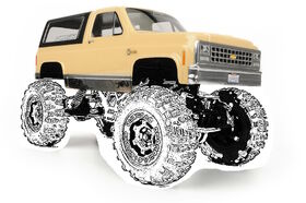 Pro-Line 1980 Chevy Blazer Body For 1/18 Crawlers