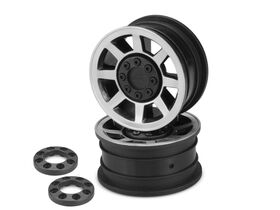 JConcepts Vengeance 1.9" Rock Crawler Wheels (2) (Chrome)