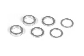 Xray Set Of Alu Shims 6.37X8.4mm (0.5mm, 1.0mm, 2.0mm)