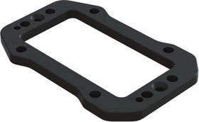 ARRMA RC ARA320649 Aluminum Servo Mount Plate Black