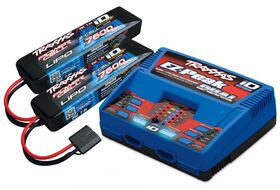 Traxxas Charger Dual iD & 2xBattery 7,4V 7600mAh Combo