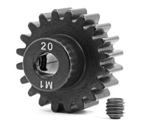 Traxxas Pinion Gear 20T 1.0M Pitch for 5mm shaft (Machined, Hardened)