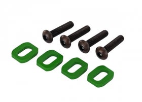 Traxxas Washers Motor Mount Alu Green (4)