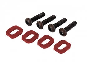Traxxas Washers Motor Mount Red Alum (4)