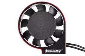 Team Corally - Ultra High Speed Cooling Fan XF-40 w/BEC connector 40mm - BlackRed