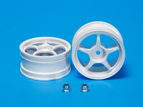 Tamiya 1/10 Scale One-Piece Racing Spoke Wheels (1 PAIR)