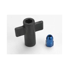 Traxxas Antenna Crimp Nut Blue