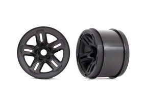 Traxxas Wheels 3.8'' Black Wheels (17mm Splined Hex ) - (2)