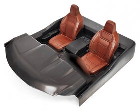 Bittydesign Clear Interior for ROCK1 1/10 Crawler Body Pre-Cut