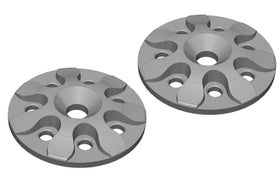 Team Corally Wing Washer Lightened Aluminum (2)