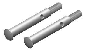 Team Corally Wheel Axle Front Steel (2)