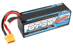 Team Corally X-Celerated 100C LiPo Battery - 6750 mAh - 14.8V - Stick 4S - Hard Wire - XT90