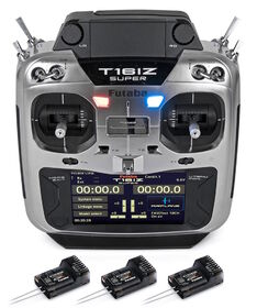 Futaba T16IZ-SUPER Radio Mode-2 With 3pcs of R7208SB Receivers