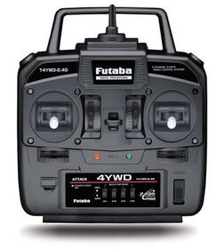 Futaba Radio set ATTACK 4-channel carmix/R214GFE