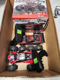 USED 3 Broken BlackZon Spryte Cars For Parts - Red