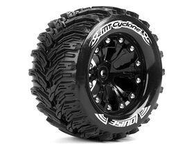 Louise Tire & Wheel Mt-Cyclone 2,8" 1/2-Offset Black (2)