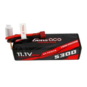 Gens ace 5300mAh 11.1V 3S HardCase 15# LiPo Battery - Deans