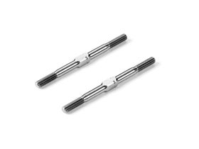 HUDY Titanium Adjustable Turnbuckle M3 45mm L/R (2)