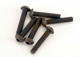 Traxxas 3x15mm Button Head Machine Hex Screws (6)