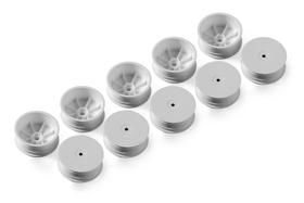 Xray 4WD Front Wheels Aerodisk 12mm Hex IFMAR - White (10)