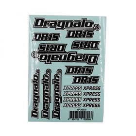 Xpress  Dragnalo DR1S Logo Sticker Decal Sheet A6