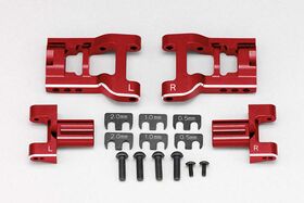 Yokomo YD-2/YD-4 Aluminum Adjustable Rear Short "H" Arm Kit - Red