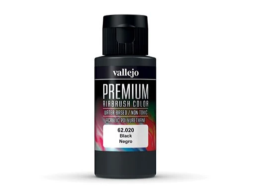 Vallejo Airbrush - Black Premium - 60ml