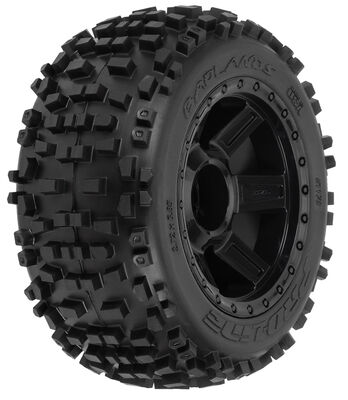 Pro-Line Badlands 3.8" - Traxxas Style Bead - All Terrain Tires Mounted (2)