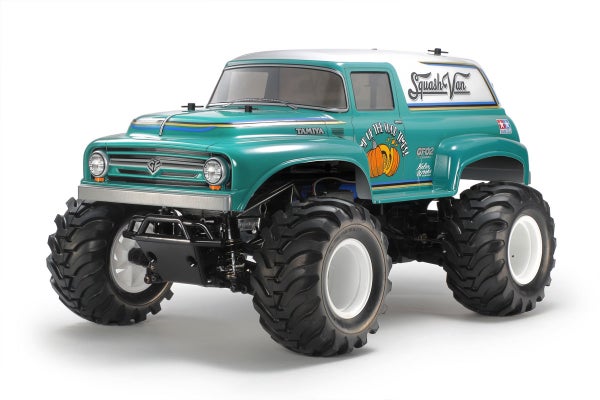 Tamiya 1:10 Squash Van (Green & White Painted Body) - KIT