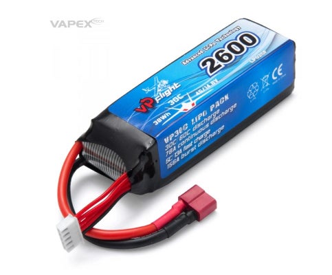 Vapex Li-Po Battery 4S 14,8V 2600mAh 30C - Deans