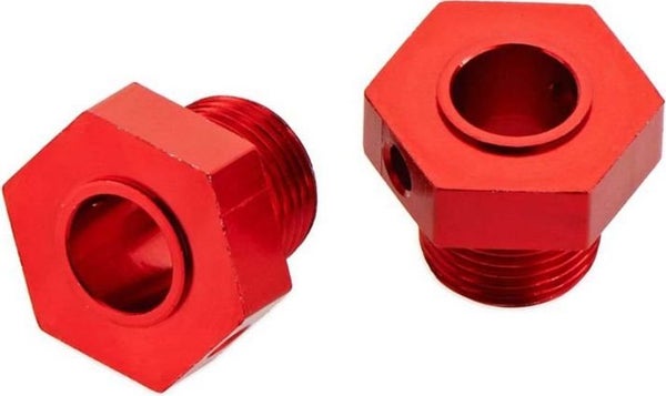 ARRMA RC AR330359 Wheel Hex Aluminum Red Nero (2)